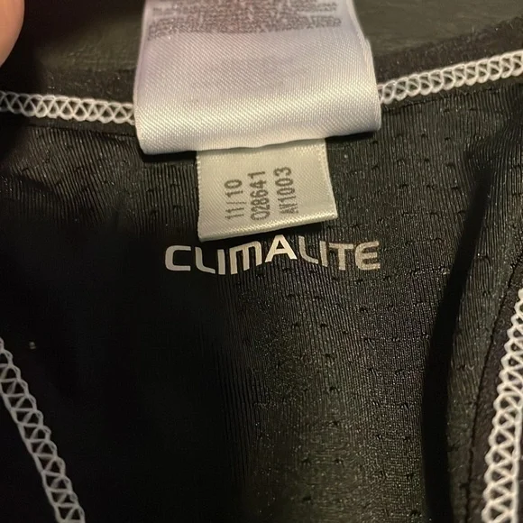 ADIDAS Climalite Black Logo Athletic Sport Top, Women’s Medium - Picture 6 of 7